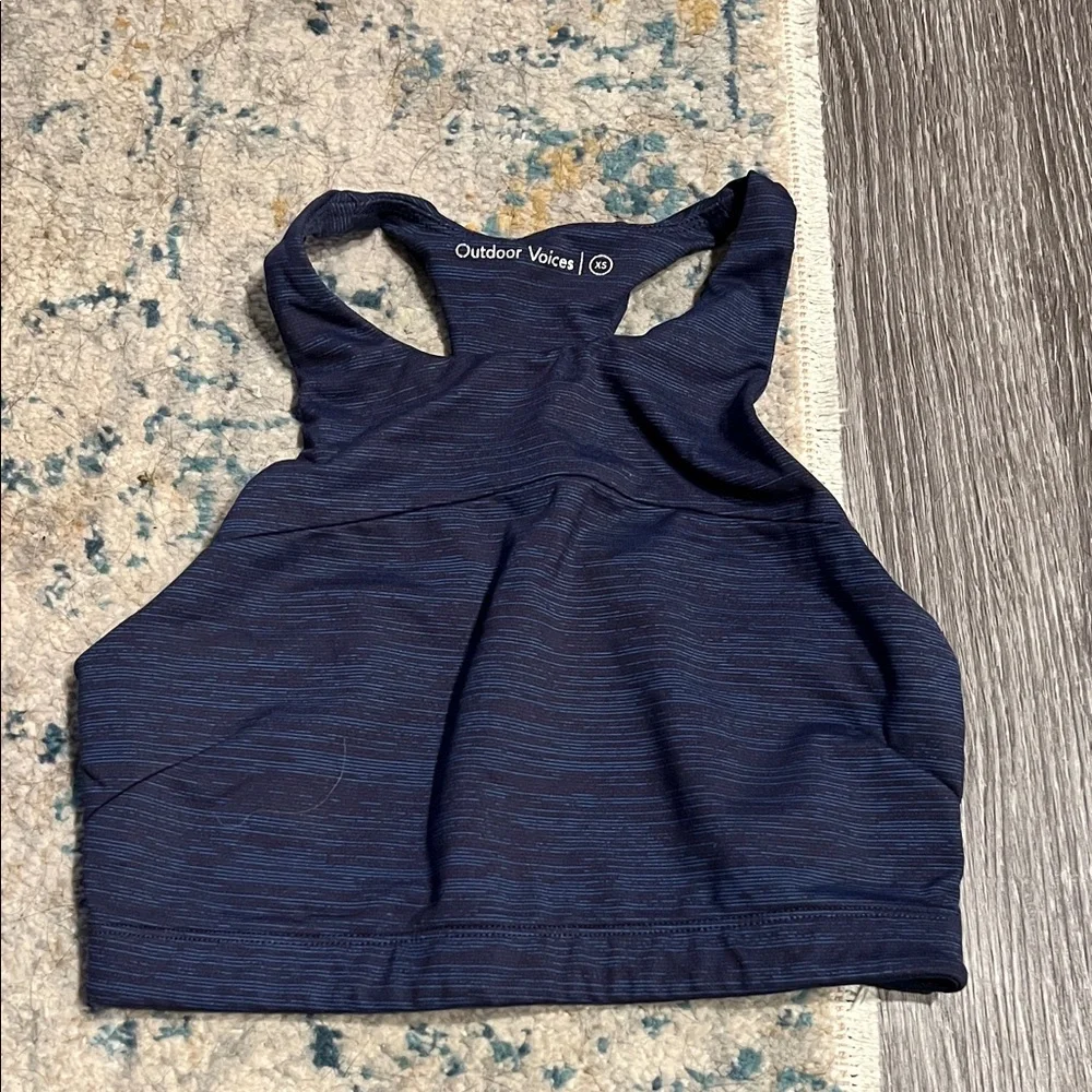 Outdoor Voices Deep Blue Athletic Top - Picture 1 of 3